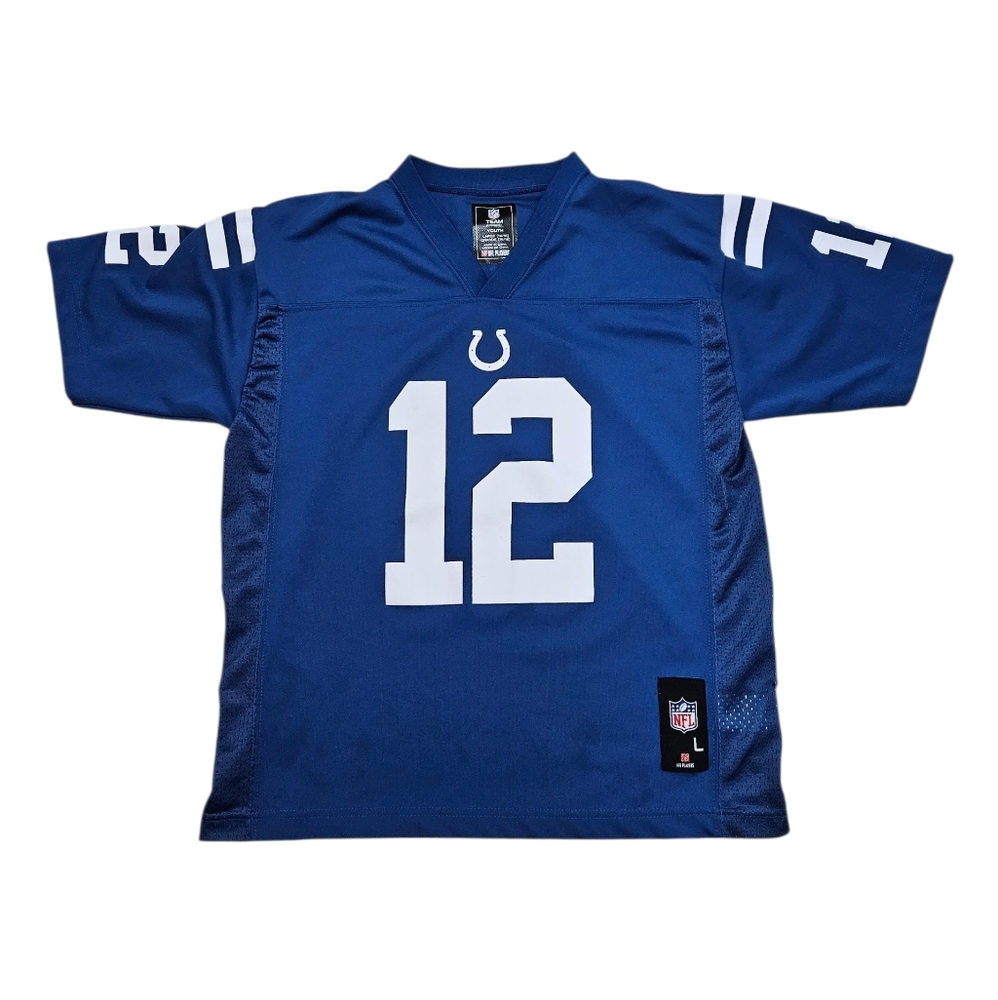 NFL Team Apparel Indianapolis Colts Andrew Luck #12 Jersey – Youth Large (14/16)